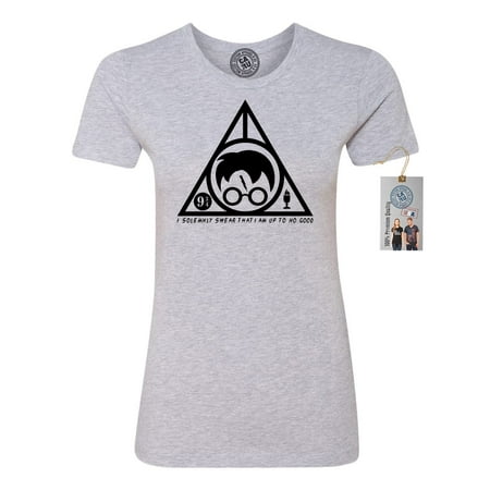 Argyle Triangle Top - Harry Potter Solemnly Swear Triangle Womens Short Sleeve Shirt
