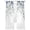 white, variant on Blue Eucalyptus Sheer Curtains 96 Inch Length 2 Panels Set, Farmhouse Flowers Leaf White Watercolor Voile Window Treatment Semi Sheer Long Curtains Drapes for Bedroom/Living Room/Kitchen 52"x96"x2