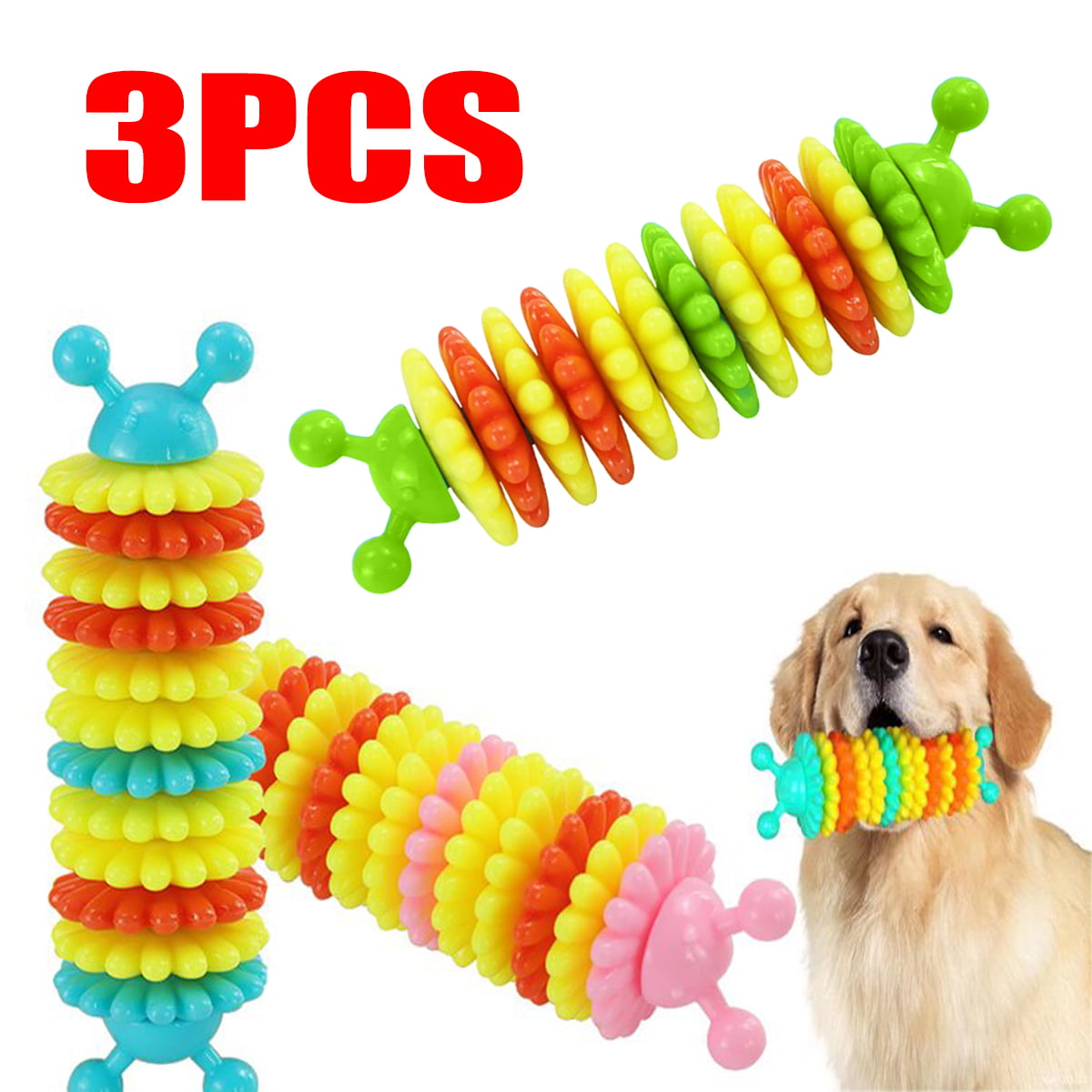 Dog Chew Toys  Treat Dispensing Dog Toys - Dumbbell-Dog Toy – Friends  Forever Pets