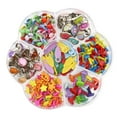 thumbnail image 3 of KLKCMS Homyl Paper Fasteners DIY Metal Split Pins Brads Craft For Card Making Scrapbook E, 3 of 9