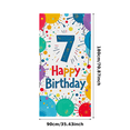 thumbnail image 3 of Colorful Balloon Themed 7th Birthday Backdrop Banner Party Decoration Background Photography Props for Birthday Party Celebrations Decor Happy Birthday Event Supplies, 3 of 8