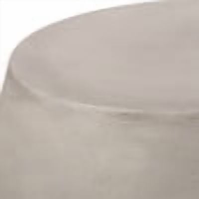 Outdoor Lightweight Concrete Side Table, Light Gray