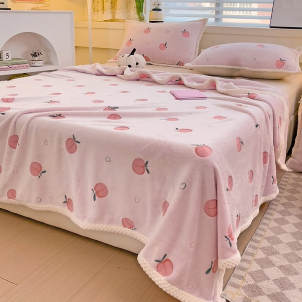 Hogar y cocina, Ropa de cama, Mantas y plaids, Regalos para mujeres, Manta de terciopelo, cálida y de ocio, manta multifuncional de color liso, manta de poliéster.