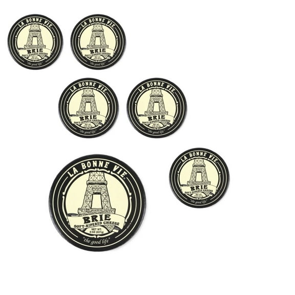 La Bonne Vie Brie Mini Wheel, 8 oz, 6 Pack