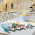thumbnail image 6 of Christmas Gnome Tree Gift Dish Drying Mat for Kitchen Counter 16x18 In Absorbent Microfiber Reversible Mats Dish Drainer Protector Rack Pad for Coffee Bar Table, 6 of 7
