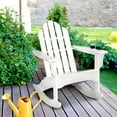 thumbnail image 6 of Hanover All-Weather Adirondack Rocking Chair in White, 6 of 10