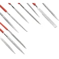 thumbnail image 2 of ARTESIA TOOL 10 Piece Mini Diamond Files Set  100mm 4" x 2mm  Diverse Shapes  PVC Gripped Handles  Essential for Lapidary Artists & Jewelers, 2 of 7