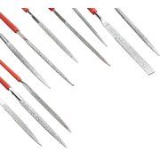 Hawk Diamond Files - Set of 10, Assorted Shapes, 100 mm