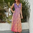 thumbnail image 3 of Mermaid Fish Scales Sleeveless Dress Female Clothing Dress Women Summer 2025 Dress, 3 of 6