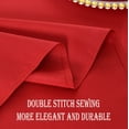 thumbnail image 5 of KAIPHO Red Rectangle Tablecloth Waterproof Stain Resistant Wrinkle Free Table Cloth 210GSM Polyester Wipeable Table Cover for Party, Banquet - Rectangular/Square, 52 x 70 inch, 5 of 9