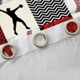 thumbnail image 4 of Castle Fairy Sport Baseball Boy Girl Blackout Curtains Set of 2 (52x84 Each),Ball Gamer Window Curtains,Geometric Plaid Curtains and Drapes,Breathable Home Decor, 4 of 6