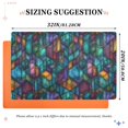 thumbnail image 6 of Yayeee Doormat for Inside 20"x32" Absorbent Low-Profile Washable Non-Slip Rubber Backed Entryway Rug, Stained Glass Pattern, 6 of 8