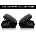 TUFFIOM 13.4 cu.ft. Rooftop Cargo Box w/Keys, Hard Shell Waterproof
