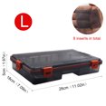 thumbnail image 3 of Caja de pesca portátil, cebo impermeable, cajas de anzuelos, herramienta de pesca (rojo grande), 3 of 3
