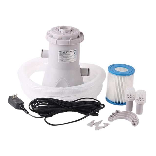 Bomba de filtro para piscina, piscinas sobre el suelo, estanque de pesca, filtro de piscina, piscinas domésticas, herramienta de limpieza de arena, 600 galones