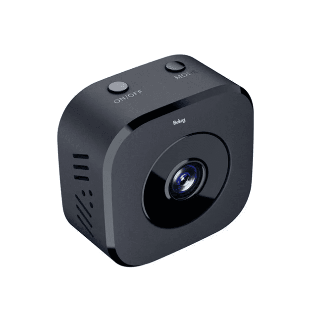 Hd Mini Cámara Espía Hd Wifi Cámaras De Seguridad Belug, Negra
