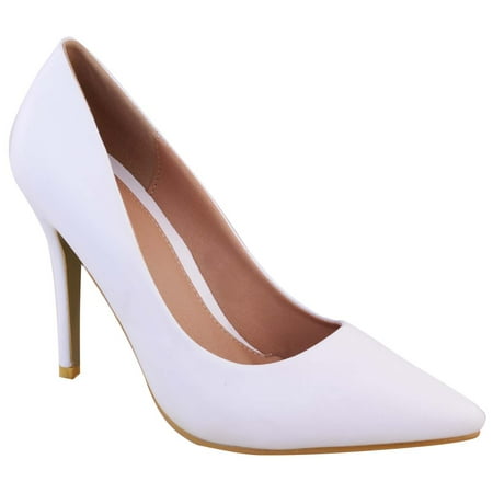 

Fashion Thirsty Womens Ladies Mid High Heel Pointed Toe Shoe