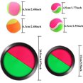 thumbnail image 2 of Toss and Catch Sports Game Set and 2 Size Adjustable Self-Stick Paddles and Toss Ball Sports with Storage Bag for Outdoor Activities, 4 Paddles and 4 Balls, 2 of 7