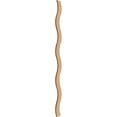 thumbnail image 3 of Ekena Millwork 47"H x 3/8"T Brazos Adjustable Wood Decorative Slat Wall Panel Kit, Maple (contains 22 Slats), 3 of 16