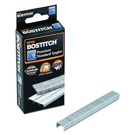 Bostitch SBS1914CP Standard Staples, 1/4" Leg Length (Box of 5000)