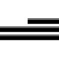 thumbnail image 1 of 3 PCS Car Hood Stripe Decals - DIY Sports Stripes Stickers for Cars and Trucks, Removable Decor for Vehicle Upgrade, 1 of 6