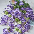 thumbnail image 4 of Flores artificiales, flores falsas, flores artificiales, juego de regalo para mujer, colgante de pared, rama de manzano silvestre, rosa, flor artificial, mesa de comedor, hogar, colgante de pared de r, 4 of 8