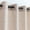 Greyish Beige/Gold, variant on Silver Foil Print Linen Textured Curtains - Geometric Dots Pattern Design for Bedroom & Living Room - Thermal Insulated Window Treatment, 2 Panels, 95" L, Off White & Silver