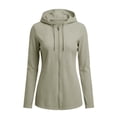 thumbnail image 2 of Neewe Veste Athlétique Légère pour Femmes Protection Solaire Fermeture Éclair Intégrale Chandails à Manches Longues Randonnée Plein Air Poches, 2 of 8
