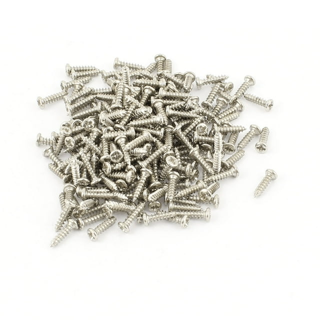 Unique Bargains 200 Pcs Vis Magnétiques pour Tête de Poêle Phillips M2 x 8mm