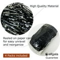 thumbnail image 3 of Allgala 4PK 3.3x6.6 FT (1x2M) Metalic Tinsel Party Photo Backdrop Curtains Door Fringe Décor-Black-BD52302, 3 of 3
