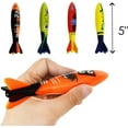 thumbnail image 2 of Torpilles de Plongée sous-Marine, Jouet de Piscine 5” Requins Glisseurs (Ensemble de 4 Pcs), 2 of 4