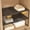 Black, variant on Storage Shelf Expandable Stackable Organizer, Space Saving Design for Kitchen Bathroom Pantry Wardrobe Cabinet Rack