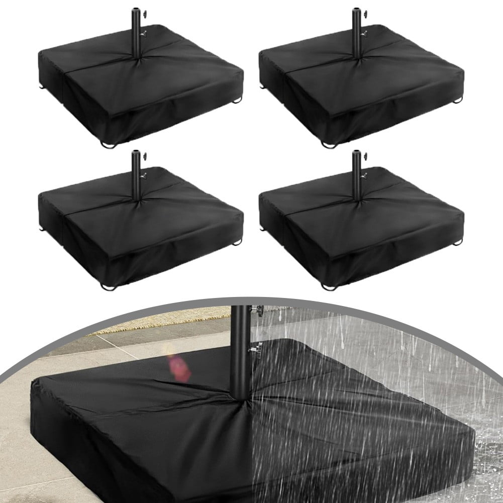 RANME Heavy Duty Waterproof Patio Umbrella Base Cover With Secure Fit For Outdoor Use