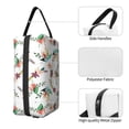 thumbnail image 5 of Uemuo Pretty Floral With Leaves Pattern Portable Toiletry Bags with Handle, Waterproof travel Make up Bags for Women, Large Capacity Travel Cosmetic Bags, 5 of 9