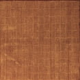 thumbnail image 1 of Ahgly Company Indoor Square Abstract Brown Modern Area Rugs, 7' Square, 1 of 4