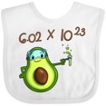 thumbnail image 3 of Inktastic Avogadro's Number with Avocado Chemist Boys or Girls Baby Bib, 3 of 4
