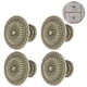 thumbnail image 2 of Whataatahia 4 pomos de cajón vintage de bronce, pomos de puertas de gabinete retro de 24 mm, tiradores de cajones, pomos de muebles, pomos de cómoda, juego de pomos de cajones, pomos para armario,, 2 of 8