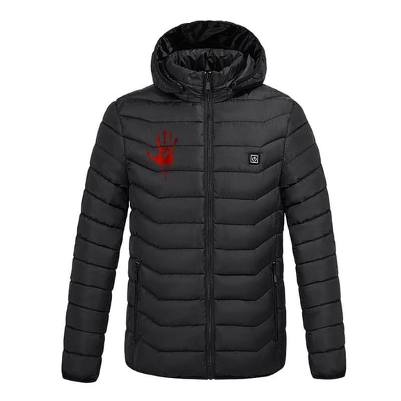 Unisex Heated Jacket 9 Heat Zones Fast Warm Up One Usb Smart Heating Puffer Jacket Zip Up Long Sleeve Hooded Jacket Lightweight Winter Outdoor Winter Jacket Womens