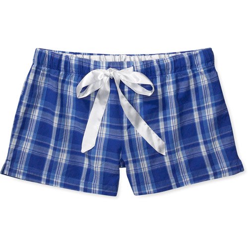 Faded Glory Women's Plus Organic Cotton Woven Sleep Shorts