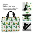 thumbnail image 4 of 16" Laptop Briefcase for Work Travel Laptop Shoulder Bag Carrying Handbag Laptop Case Christmas Trees and Colorful Balls, 4 of 8