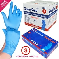 1000 SunnyCare Nitrile Medical Exam Gloves Powder Free Chemo-Rated (Non Vinyl Latex) Size: Small