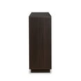 thumbnail image 5 of ACME Hazen Rectangular Wood Server with Wine and Stemware Rack in Espresso, 5 of 7