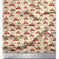 thumbnail image 1 of Soimoi Poly Georgette Fabric Car & Owl Cartoon Fabric Prints by Yard 42 Inch Wide, 1 of 3