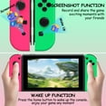 thumbnail image 2 of Swtich Remote Controller Compatible with Nintendo Switch/Oled/Lite, Supports Dual Vibration/Motion Control,1 Pair, 2 of 8
