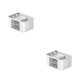 thumbnail image 4 of Inteprter Caja de almacenamiento de plástico Caja de almacenamiento versátil para todas las necesidades organizativas Duradera y resistente blanco 2Conjunto, 4 of 6