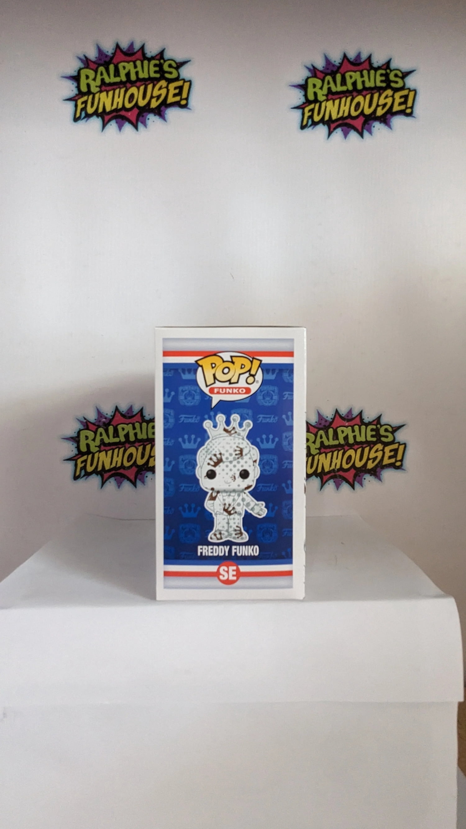 Funko POP! Fundays Freddy Funko [Artist Series, White & Brown] SE LE 2000 Exclusive