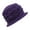 Purple, variant on Vintage Floral Wool Cloche Hat for Women 1920s Winter Hat Stylish Warm Headwear,Color:Purple