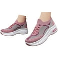 thumbnail image 3 of adviicd Womens Running Shoes Women's Breathable and Comfortable Sports Shoes (Pink,6), 3 of 6