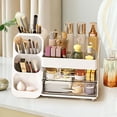 thumbnail image 1 of Organizador de maquillaje LZDMY para encimera con portaescobillas y cajones, 1 of 6