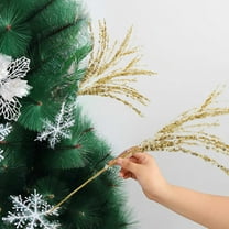 PRETXORVE Christmas Decorations, Christmas Tree Decorations, Christmas Sequin Cutout Decoration Christmas Tree Decoration Sequin Imitation Branch Pendant Festival Decoration Extended Branch